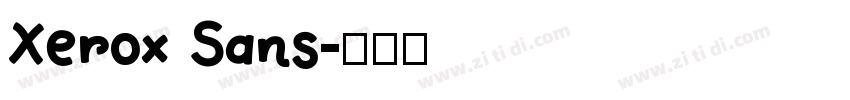 Xerox Sans字体转换